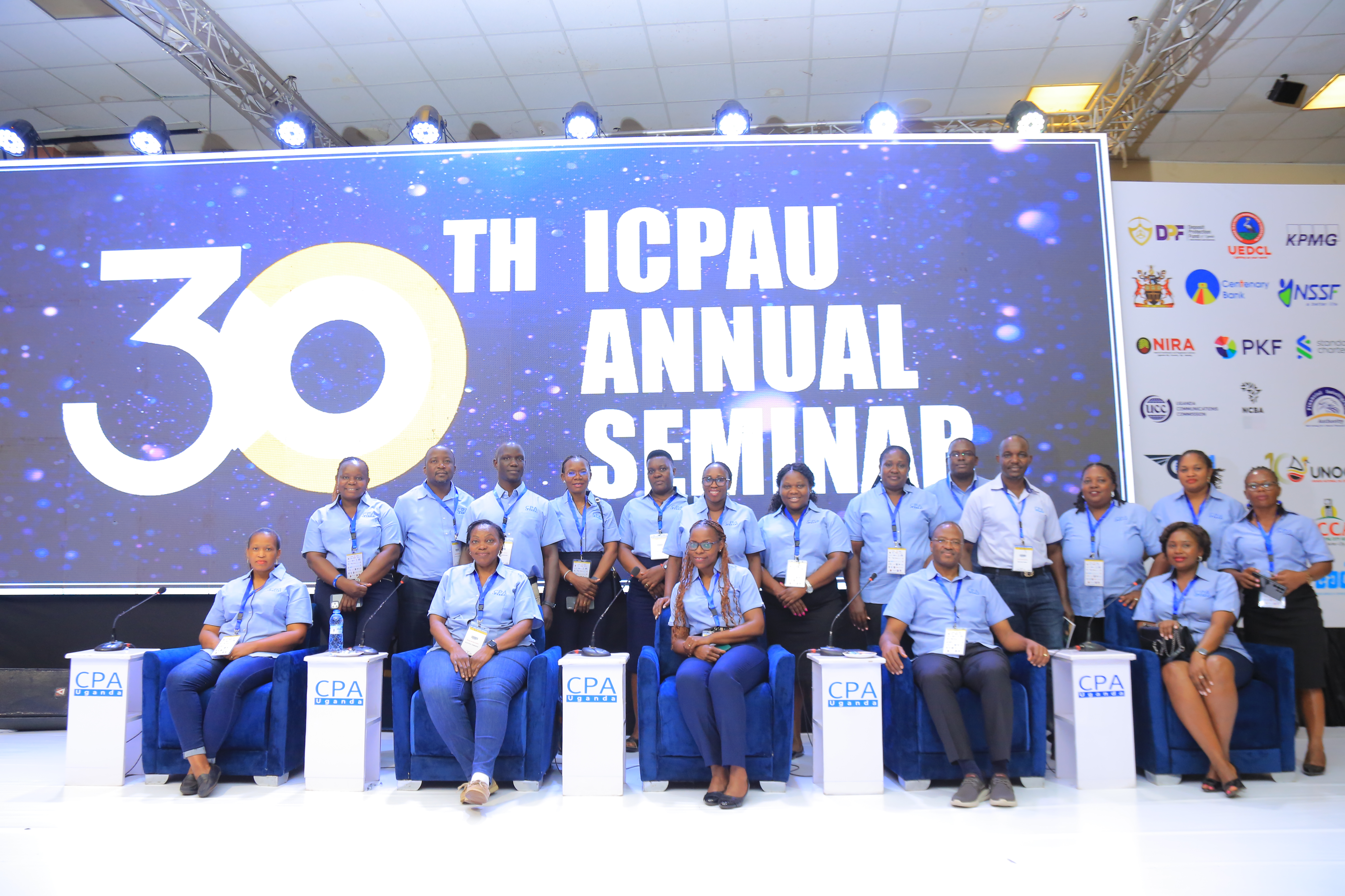 30th ICPAU Annual Seminar participants during a photo moment at the Conference.
