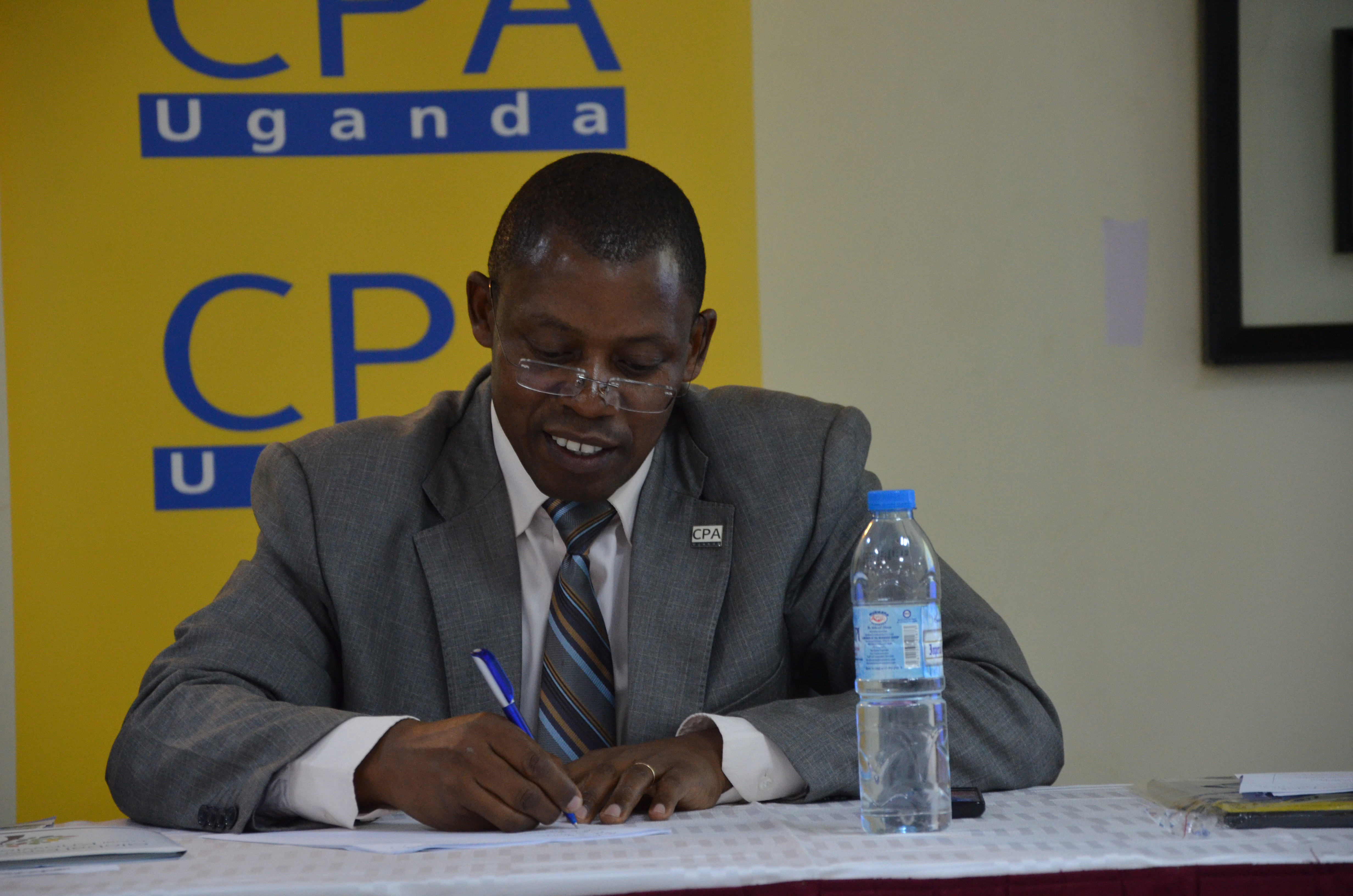 CPA Derick Nkajja, CEO of ICPAU