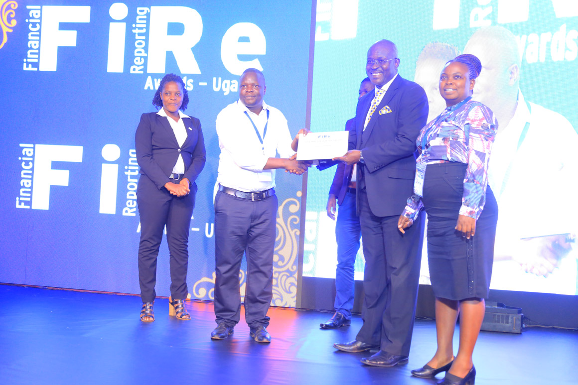 The CPA SACCO was recognised for their achievement in financial reporting under the Cooperative Societies Category