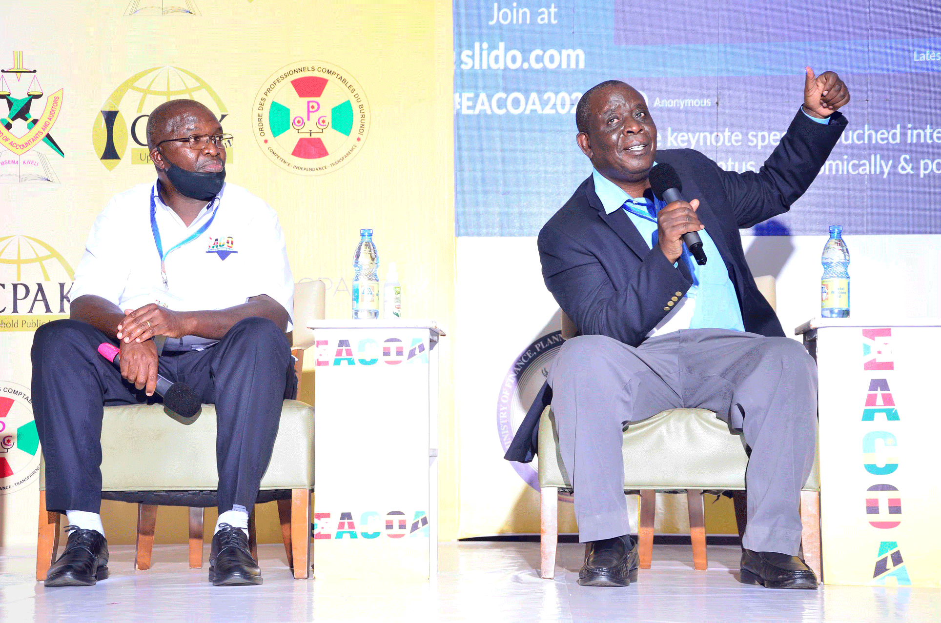 Ndebesa Mwambutshya R presented on Geopolitics in the EAC