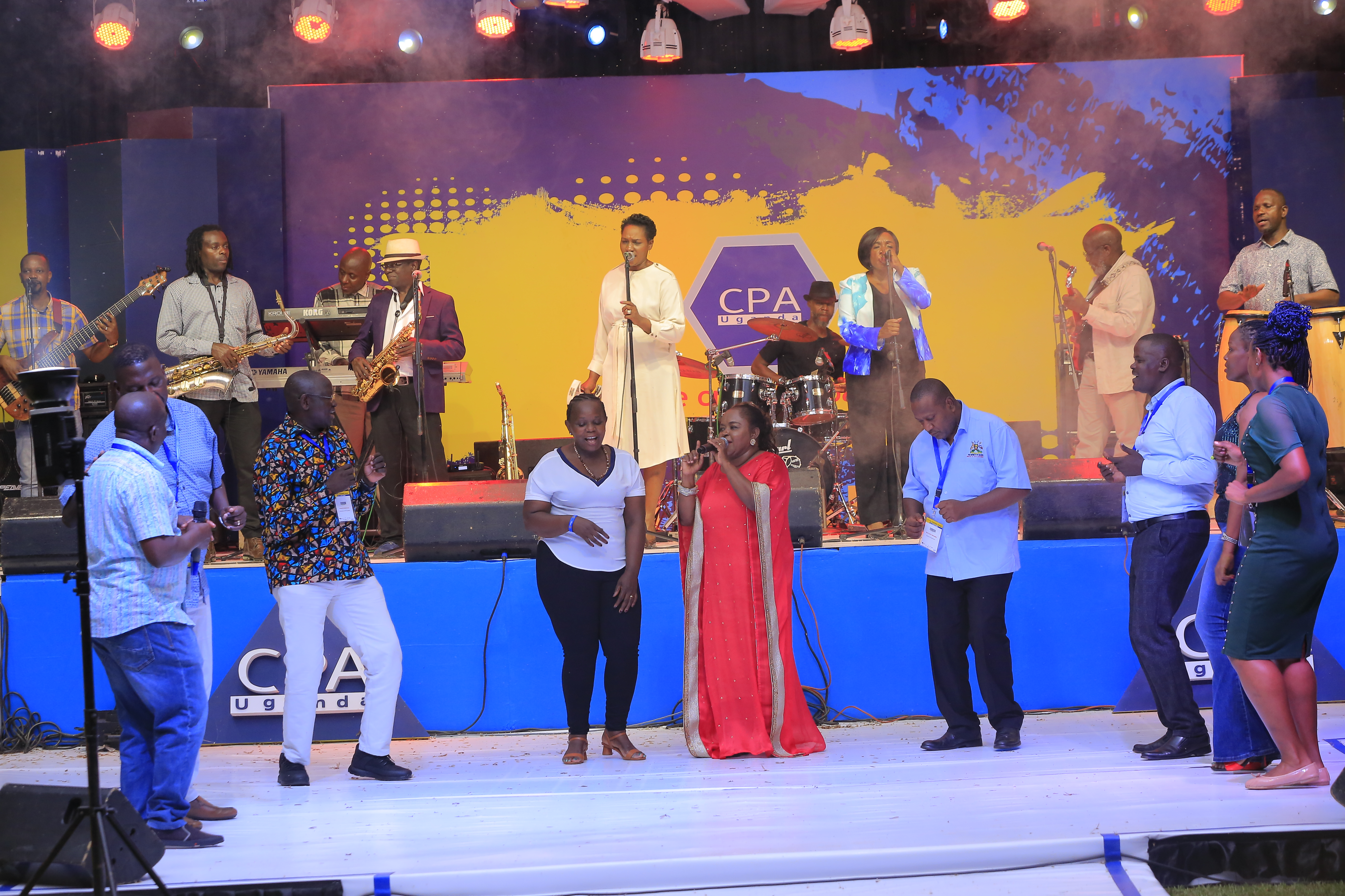 Participants enjoying the music during entertainment nights at the 12th CPA Economic Forum.