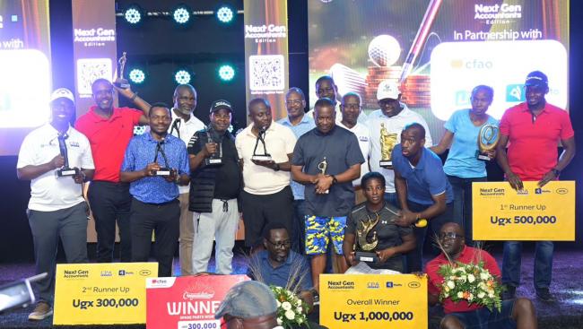 MTN Uganda and ICPAU Reward Accountants at Monthly Golf Edition